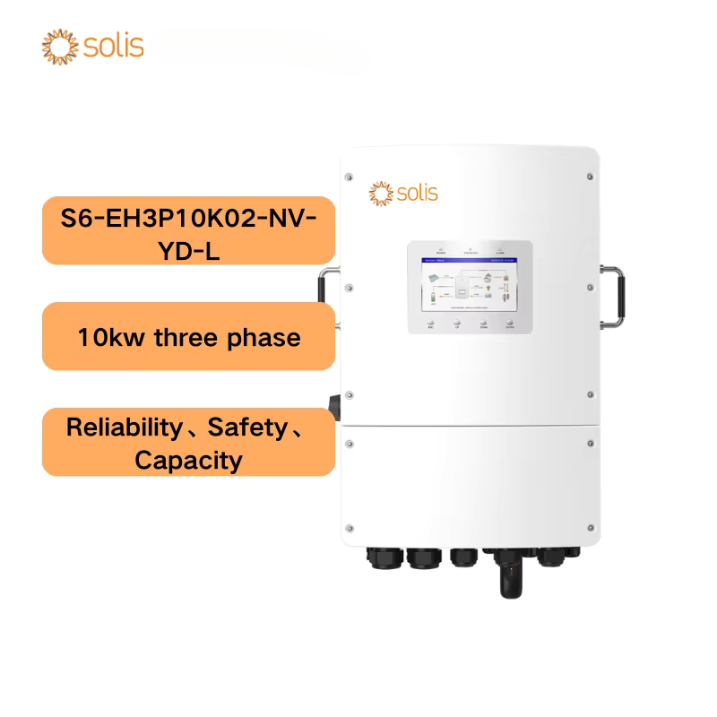 Solis S6-EH3P10K02-NV-YD-LV 10 kW 3 Faz Hibrit Inverter LV