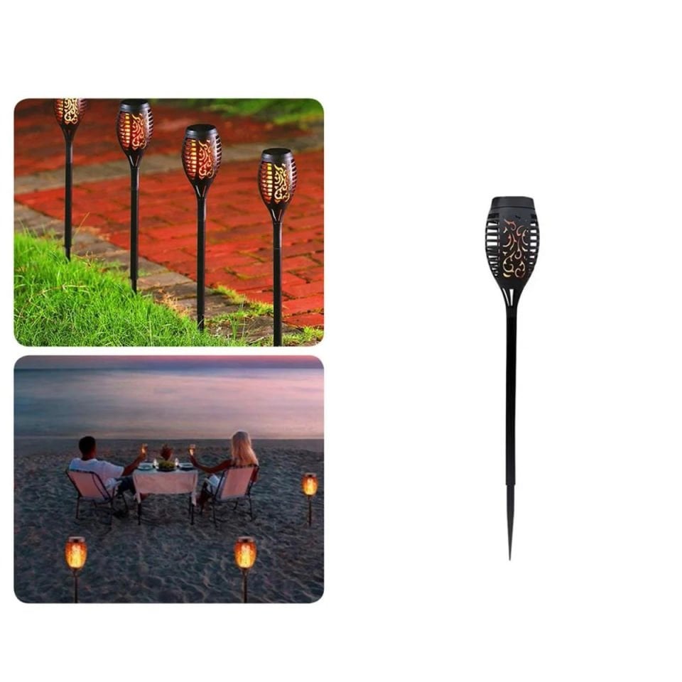 6W Solar Alev Efektli Meşale