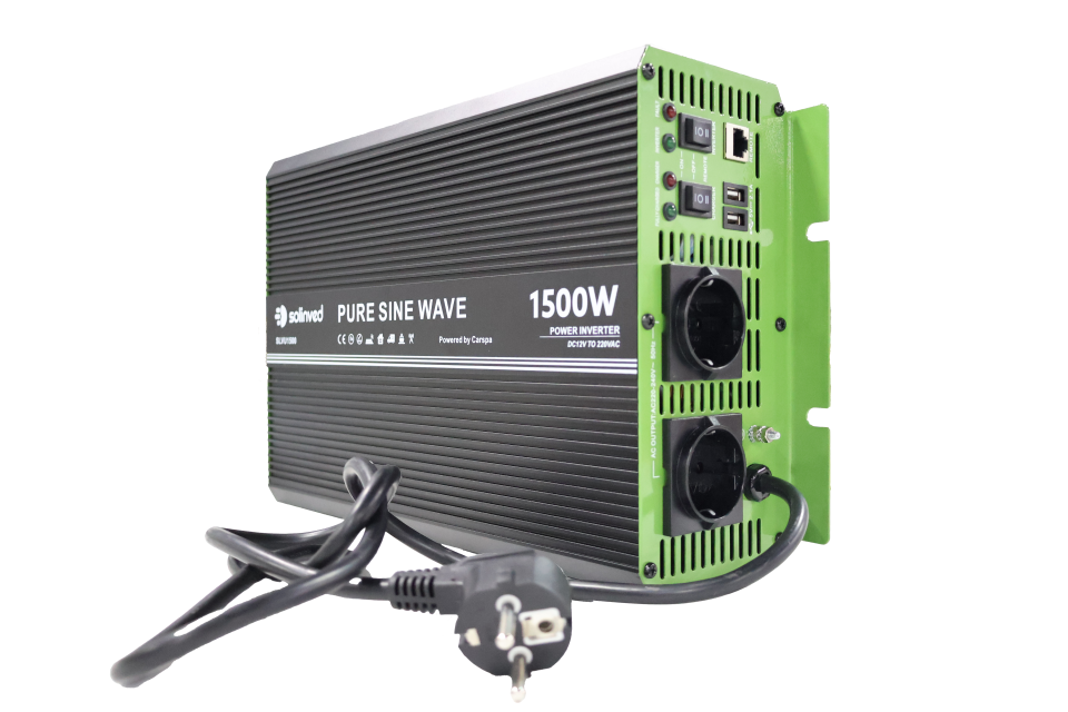 Solinved SLVU Serisi 1500W Tam Sinüs UPS Şarjlı İnverter 12V