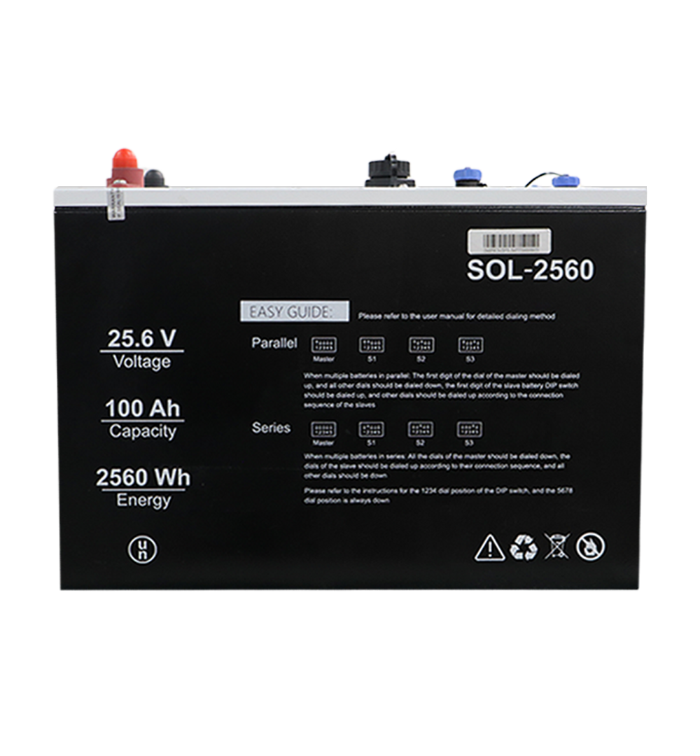 SOLİNVED 25.6 V 100AH LIFEPO4 AKÜ