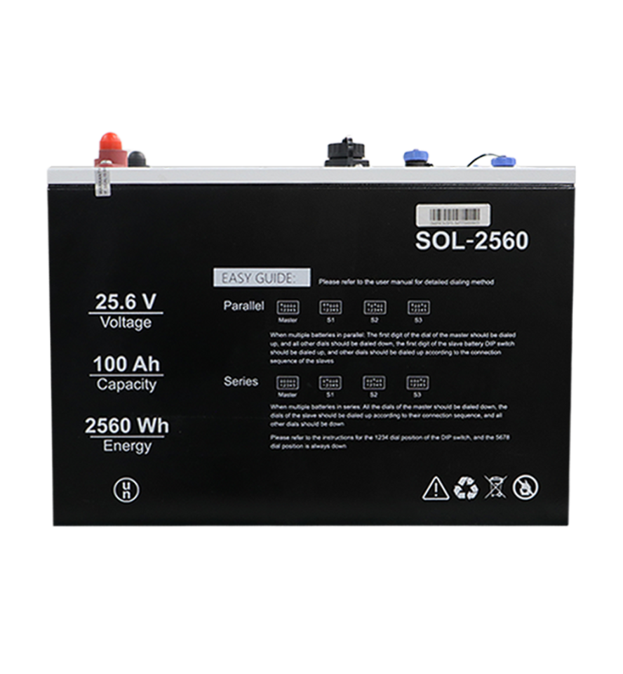 SOLİNVED 25.6 V 100AH LIFEPO4 AKÜ