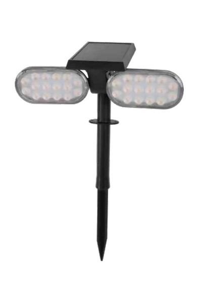 ACK AG60-02851 8W/h Yeşil Led Kazıklı İkili Solar Çim Armatürü