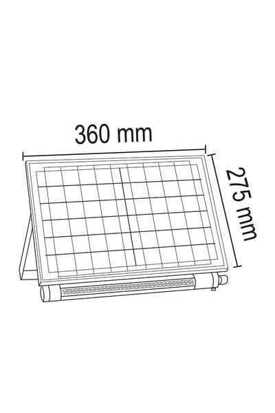 Beyaz Billboard Solar Projektör 100W 6500K