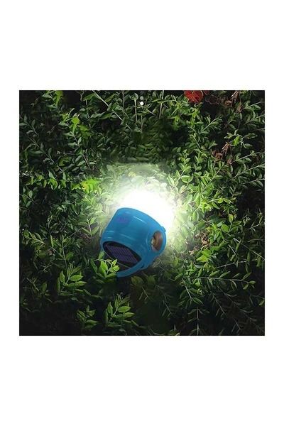 Solar Burda 30W 6500K Beyaz Solar Mavi Kamp Lambası
