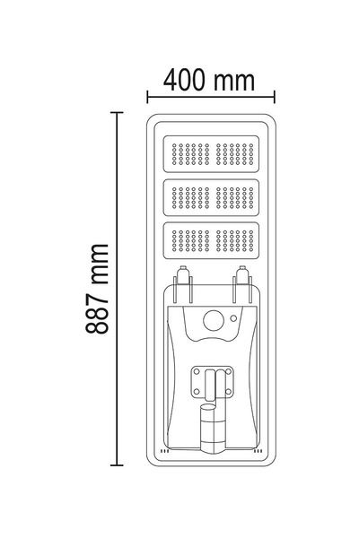 Beyaz Solar Sokak Armatürü 300W 6500K