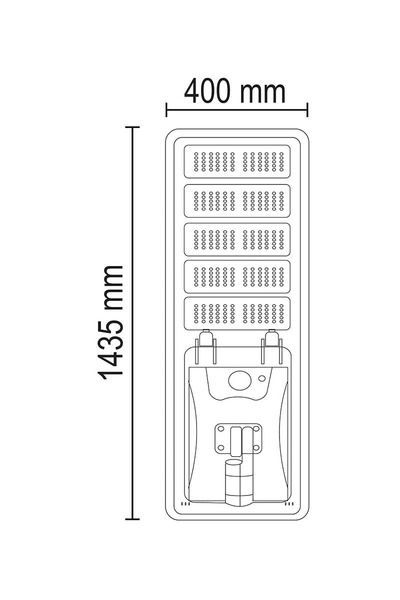 Beyaz Solar Sokak Armatürü 500W 6500K