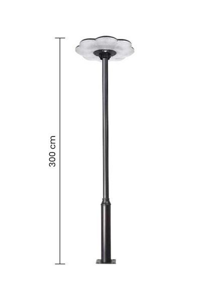 Tekli Çiçek Solar Aydınlatma Direği D1 200W 300cm