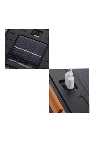 Solar Burda 20W 6500K Beyaz Solar Kamp Feneri