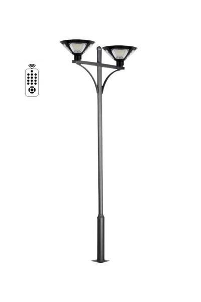 Alüminyum Solar Aydınlatma Direği D2 2x200W 300cm