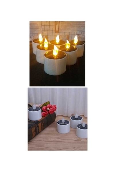 Alev Efektli Solar Mum Armatür 1W