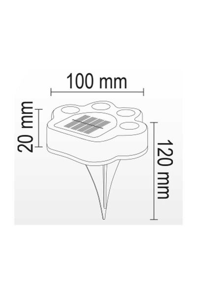 Solar Çim Armatürü 5W 6500K