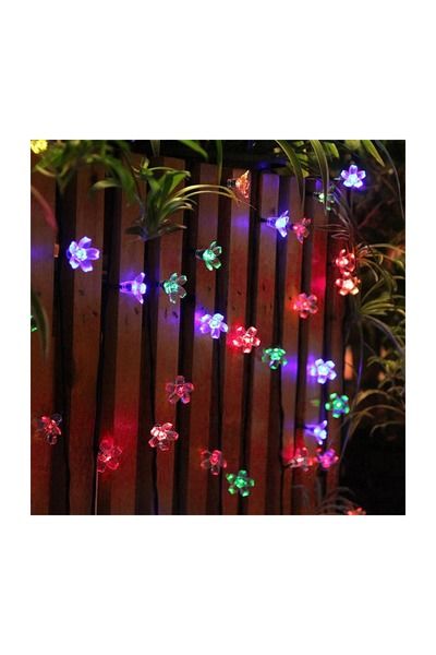 Rgb Solar 5 Metre 7 Mod Işık Zinciri 20W