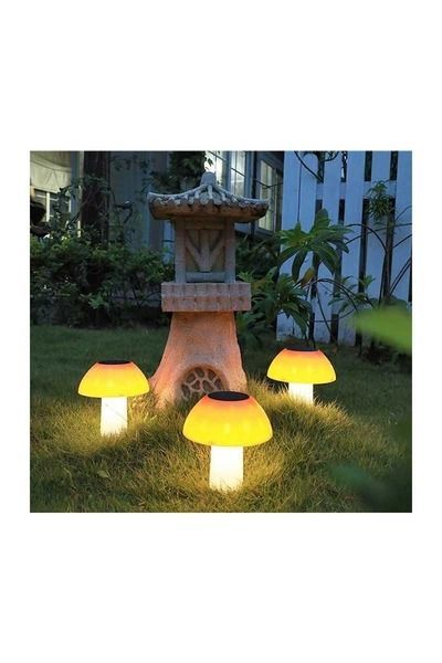 Günışığı Mantar Solar Çim Armatürü 20W