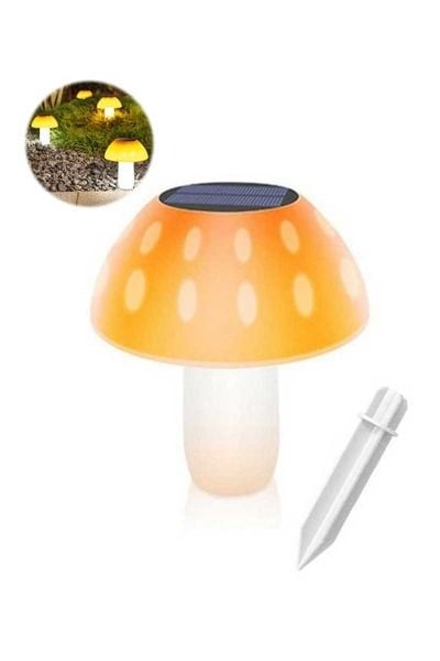 Günışığı Mantar Solar Çim Armatürü 20W