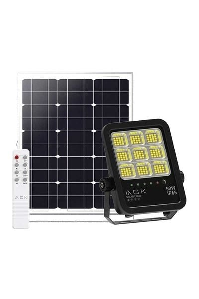 ACK AT66-05092 50W IP65 3 Renkli Solar Projektör