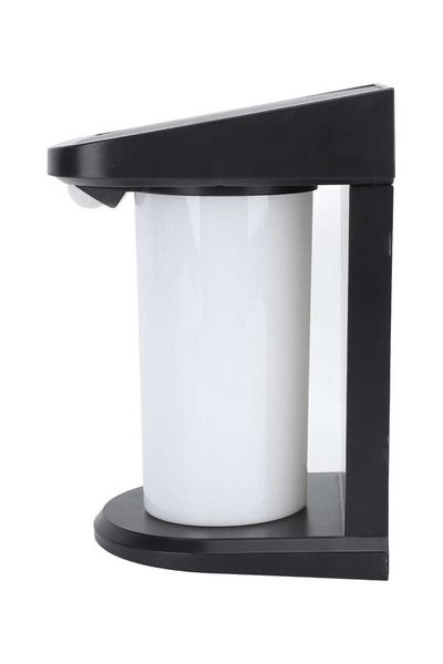 Ack Ag60-04851 127mmx105mmx179mm Dımlı Ip54 Sıyah Solar Led Duvar Aplıgı