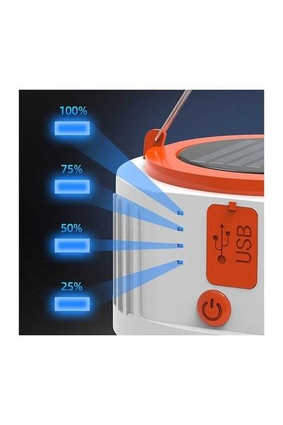 Beyaz Solar 5 Mod Kamp Lambası 30W 6500K