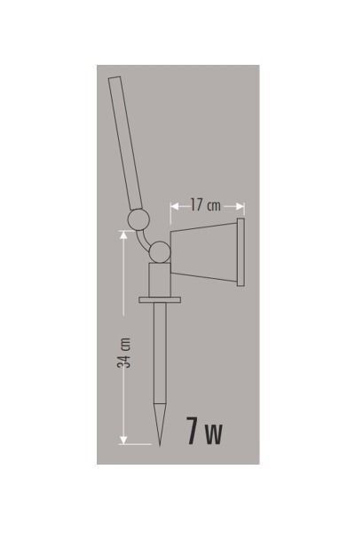 Cata CT-7310 7W Yeşil Solar Bahçe Armatürü